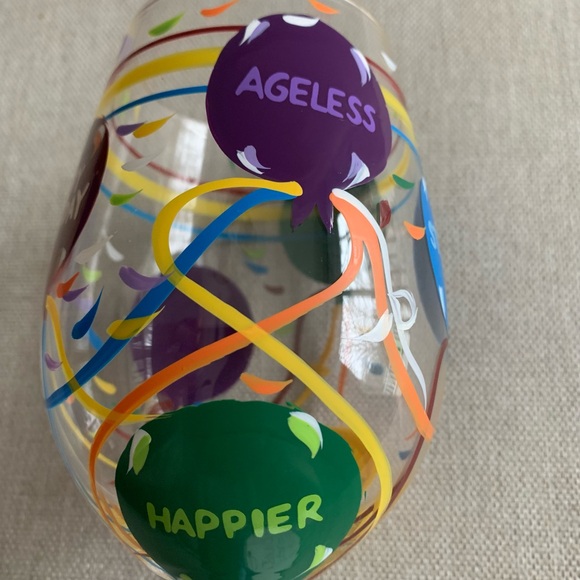 Lolita Colorful Birthday Wine Glass - Picture 3 of 8